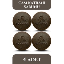 Sabunal Çam Katranı Sabunu 4 Adet - Hassas Ciltler İçin Doağl Bakım Sabunu