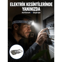 Mey Najmaddin Şarj Edilebilir Kafa Feneri Kamp Tamir Ve Outdoor Kullanımına Uygun Najmaddin ANTRASİT