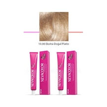 2 Li Set Premium 10.00 Ekstra Doğal Platin - Kalıcı Krem Saç Boyası 2 X 50 G Tüp Standart