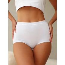 Berrak Yüksek Bel Külot 3'lü Paket-beyaz-xl Çok Renkli