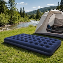 Inflatable Mattress Kmp226 İki Kişilik Kamp Ve Seyahat Şişme Yatağı Çok Renkli
