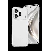Huawei Honor 600 Pro Lüx Şeffaf Silikon - Şeffaf