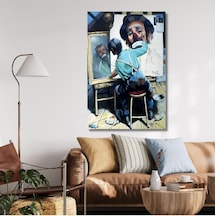 Dikey Kanvas Psikoloji Poliklinik Tablosu Mutsuz Palyaço 60 X 90 -