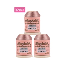 3 Adet Altınbaşak Oya Ve Dantel İpi 20 Gr - Royaleks - No: 426