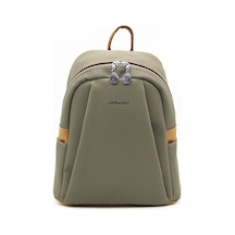Kadın Sırt Çantası L.haki - Camel SP926 Silver & Polo