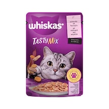 Pouch Tastymix Sos İçinde Somonlu Ve Havuçlu Yetişkin Kedi Konservesi 85 Gr