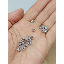 925 Ayar Gümüş Boncuk Ara Malzeme 3.5 5.5mm/3 Adet 56076