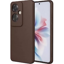 Mey İthalat Reno 11f Kılıf First Silikon - Kahverengi