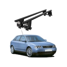 Royal Audi A3 1996 - 2003 Uyumlu Siyah Kilitli Ara Atkı Port Bagaj Tavan Barı