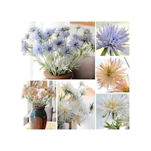 Yengeç Pençeli Krizantem Yapay Çiçek Saksı - Ev Dekorasyon & Düğün İçin Bonsai Stil