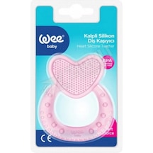 4 Adet Wee Baby Kalpli Silikon Diş Kaşıyıcı Çok Renkli