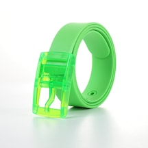 Hyt-genişletilmiş Silikon Kemer Dekoratif Kemer Yeşil