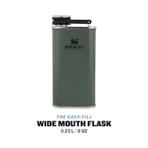 Klasik Cep Matarası 0.23 Litre - Yeşil Hammertone Green Paslanmaz Çelik