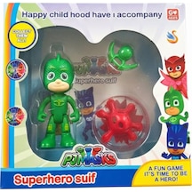 Pj Maskeliler Tekli Aksesuarlı Figür Karakter Oyun Seti Pj Mask Yeşil