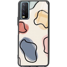 Vivo Y20 Nude Milky Tasarımlı Glossy Telefon Kılıfı Çok Renkli