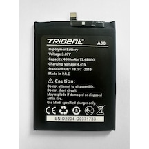 Trident A80 Batarya Pil 4000 Mah Aaa Kalite