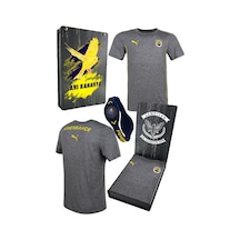 Fenerium Fenerbahçe Puma Fenerbahçe Grı Tshırt Uv Ahşap Kutu Gri