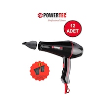 Powertec TR-601/TR-601S Turbo 2500 W Saç Kurutma Makinesi 12'li