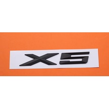 Bmw X5 Siyah Bagaj Yazı Logo 175Mm