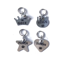 Isimli Kedi Künyesi, Kedi Isimlik, Kedi Tasması, Köpek Isimlik