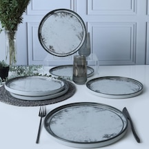 Mist Skackable Servis Tabağı 27 Cm 6 Adet 21778 Açık