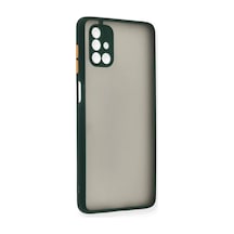 Galaxy M51 Kılıf Montreal Silikon Kapak - Yeşil