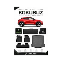 Nissan Juke 2026 Model Aracınıza Özel 4d Karbonlu Kauçuk Paspas Takımı Ve Üst Bagaj Havuzu