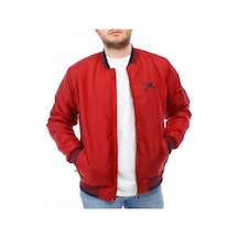 Raru BOMBUS - Erkek Bordo Regular Spor Ceket - RMBM101-00E Kırmızı
