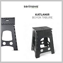 Poliva Taşınabilir Katlanır Tabure Sandalye Büyük Boy