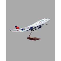 1/135 Delta Airlines Boeing 747 47 Cm Model Uçak Maketi