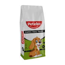 Peteko Kuzulu ve Pirinçli Yavru Köpek Kuru Maması 15 KG