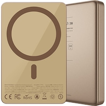 Recci RP35 PD 20W Led Göstergeli Hızlı Şarj Özellikli Wireless 15W 10000 mAh Powerbank