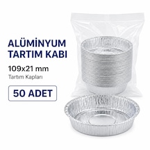 Alüminyum Tartım Kabı - 109x21mm Tartım Kapları 50 Adet