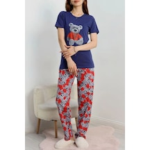 Seka Store Seka Süprem Baskılı Pijama Takım Laciayı - 50774.1773. Çok Renkli Seka Store Seka Süprem Baskılı Pijama Takım Laciayı - 50774.1773. Çok Renkli