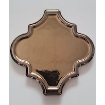 Armada Çini 12x12 Ottoman Rölyefli Arabesk Bronz Çini
