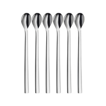 Wmf Nuova 6 Parça Uzun Kaşık Seti, 22 Cm, Latte Macchiato, Kokteyl Ve Tatlı Kaşığı, Cromargan Yüksek Kaliteli Diğer