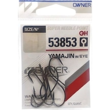Owner 53853 Yamajin With Eye Black Chrome İğne No : 4/0