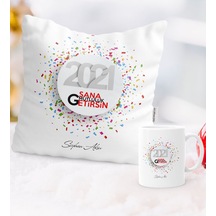 BK Gift Kişiye Özel 2023 Sana Mutluluk Getirsin Temalı Yastık Kup