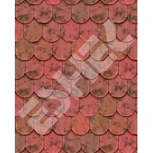 Maket Pullu Karton Çatı 1-100 Ölçek 3'Lü