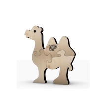 Masif Ahşap Puzzle Çocuklar Için Öğretici Boyanabilir Deve