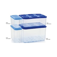 Tupperware Modüler Düzenleme Kabı 4 Lü Set Saklama Kabı Esc Çok Renkli