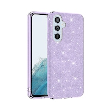 Samsung Galaxy Uyumlu A14 Kılıf Zore Parıltılı Simli Shining Silikon