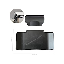 Motosiklet Arka Çanta Sırt Dayama Pedi Universal Topcase Her Marka Çanta Uyumlu Siyah