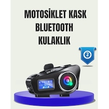 Ip65 Suya Dayanıklı Kask Bluetooth Kulaklık Lcd Ekranlı 73472108