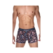 Darkzone Kurukafa Desenli Erkek Boxer (Dijital Baskılı) - Dzn2065 Çok Renkli