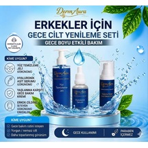 Dermaura Erkekler İçin Gece Cilt Yenileme Seti