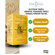 Kuyruk Yağlı Kollajen Bamya Tohumu Yağlı Masaj Kremi 110ml