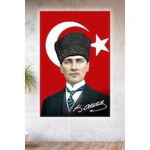 Lucena Metal Baskılı Atatürk Koleksiyonu Tablo No 49 - 30 Cm X 40 Cm