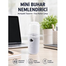 Mini Şarjlı Buhar Nemlendirici Taşınabilir Enerji Tasarruflu Kablosuz Kullanım Yeni Nesil