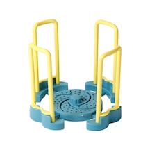 Suntek Magideal Bulaşık Kurutma Rafı Esnek Uzatılabilir Sarı-ve-mavi